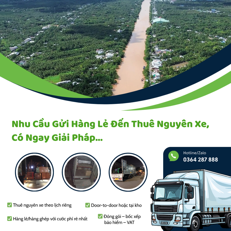 Nhu cầu gửi hàng lẻ đến thuê xe tải chở hàng, có ngay giải pháp cho bạn.